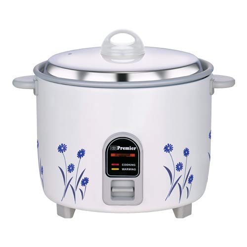 Premier Electric Rice Cooker 22E 2.2Ltr- (L x B x H) 27.6 x 27.6 x 22.8, coloured)